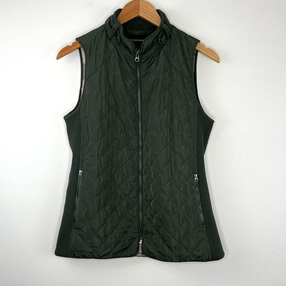 Market & Spruce Jackets & Blazers - 41 Hawthorn Dulcie Quilted Vest, Olive Green Women’s Size Small